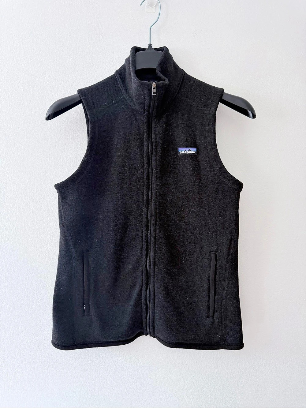 Patagonia Better Sweater Fleece Vest Black Full Zip Size M